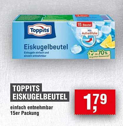 TOPPITS Eiskugelbeutel - 15er Packung
