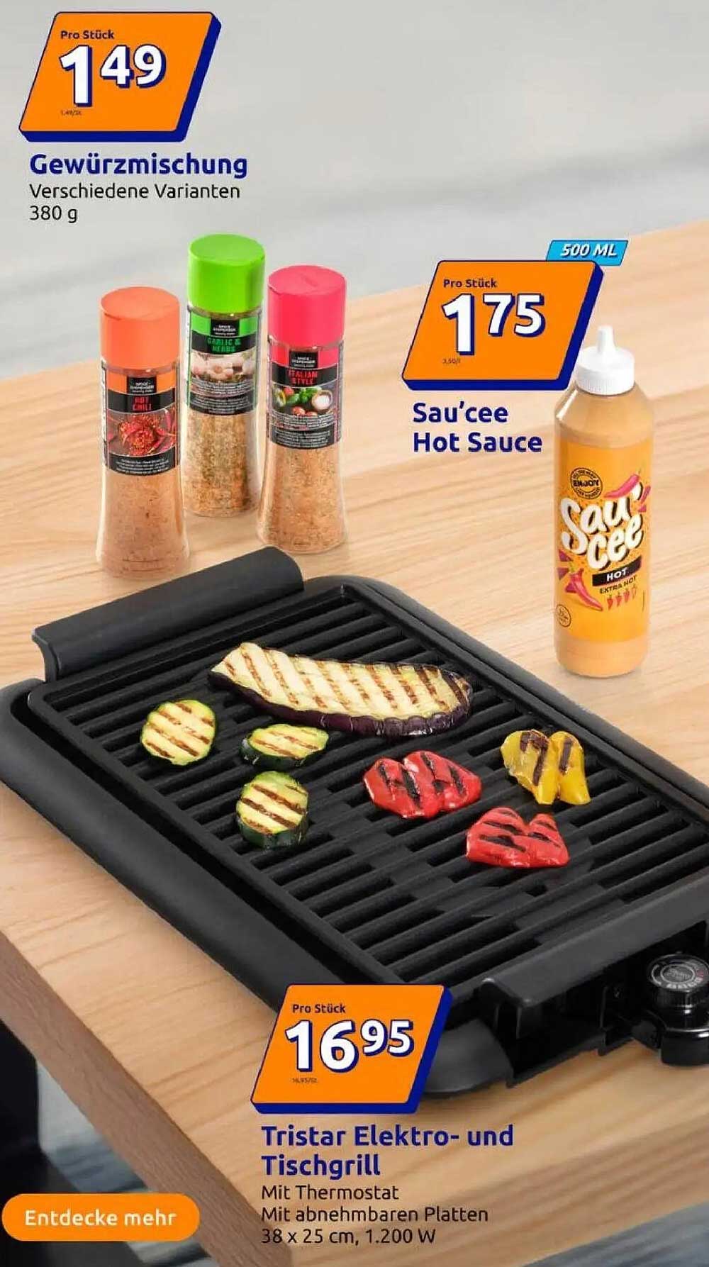 Tristar Elektro- und Tischgrill