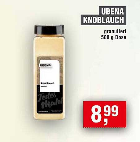 UBENA Knoblauch Granulat 500 g Dose