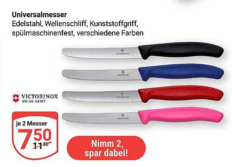 Universalmesser - Edelstahlschnitt für jeden Haushalt