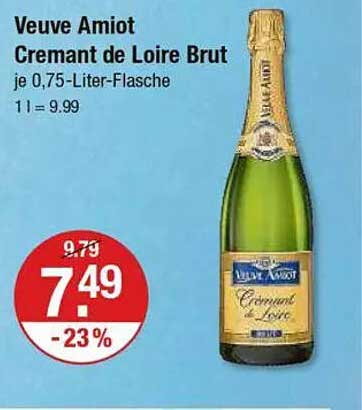 Veuve Amiot Cremant de Loire Brut je 0,75-Liter-Flasche