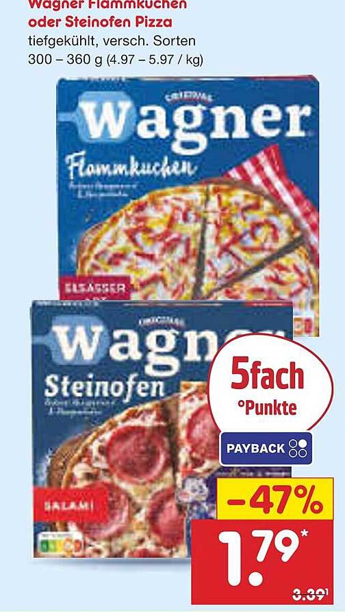 Wagner Flammkuchen oder Steinofen Pizza