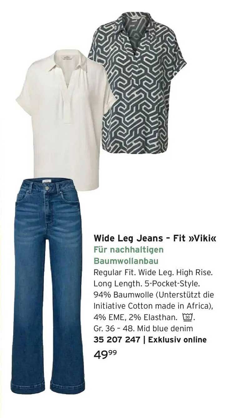 Wide Leg Jeans - Fit »Viki«