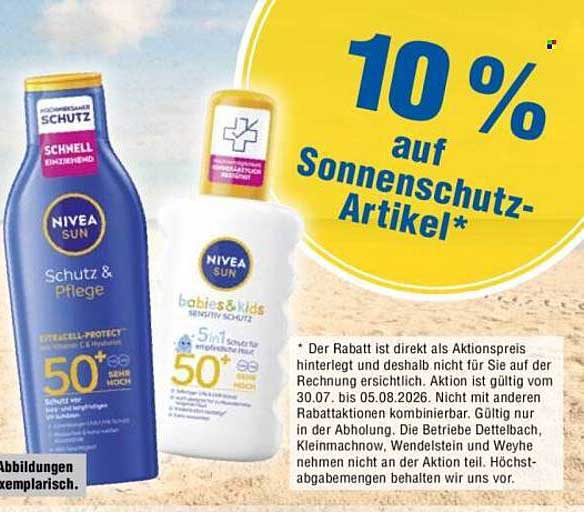 10 % auf Sonnenschutz-Artikel*
