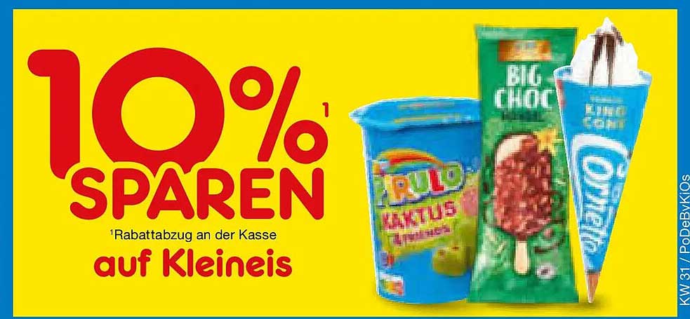 10% SPAREN auf KLEINEIS