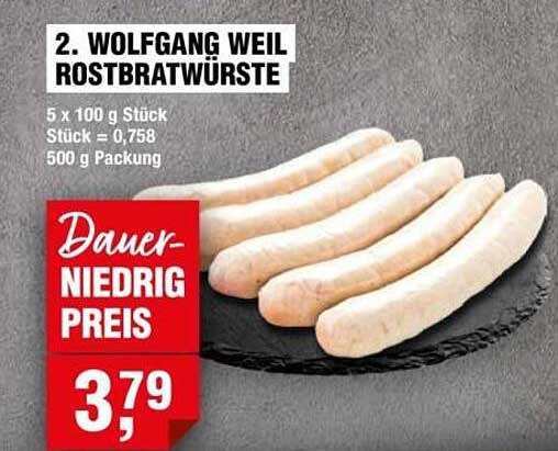 2. WOLFGANG WEIL ROSTBRATWÜRSTE