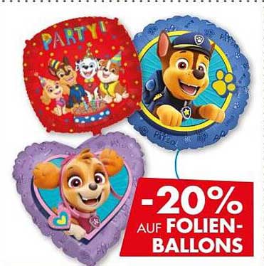 -20% AUF FOLIEN-BALLONS