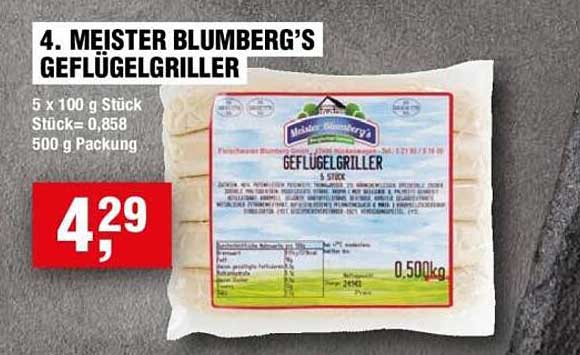 4. MEISTER BLUMBERG’S GEFLÜGELGRILLER