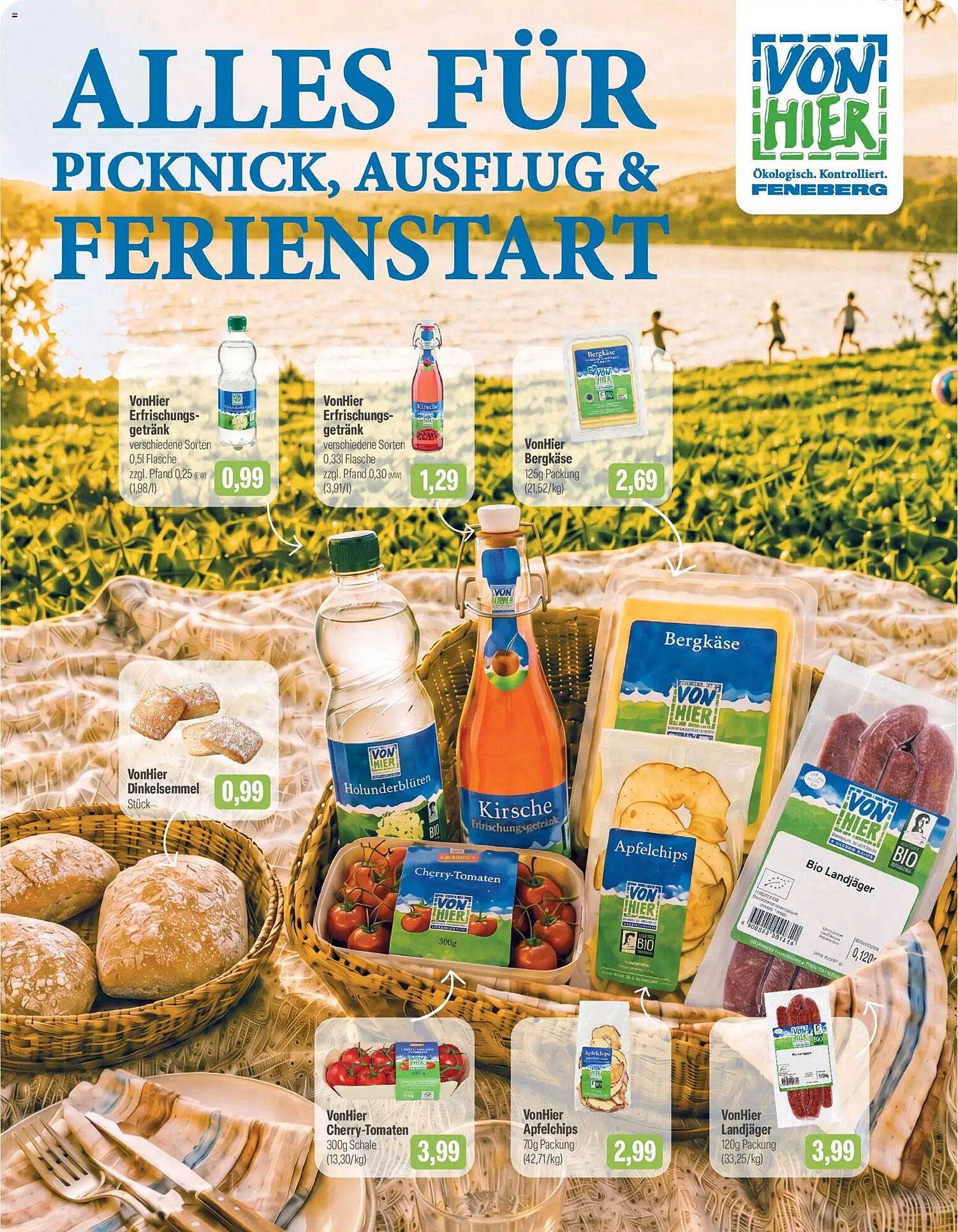 ALLES FÜR PICKNICK, AUSFLUG & FERIENSTART