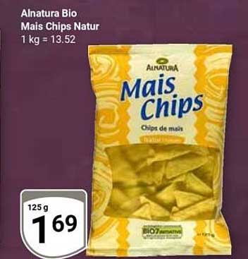 Alnatura Bio Mais Chips Natur