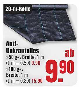Anti-Unkrautvlies