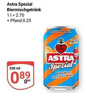 Astra Spezial Biermischgetränk