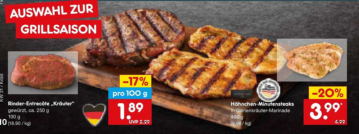 AUSWAHL ZUR GRILLSAISON