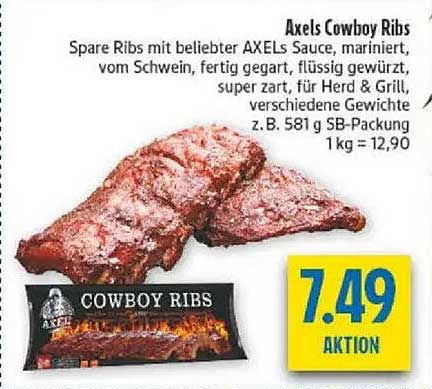Axels Cowboy Ribs