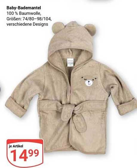 Baby-Bademantel