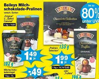 Baileys Milch-schokolade-Pralinen