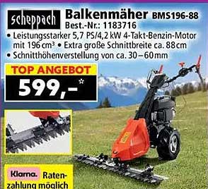 Balkenmäher BMS196-88