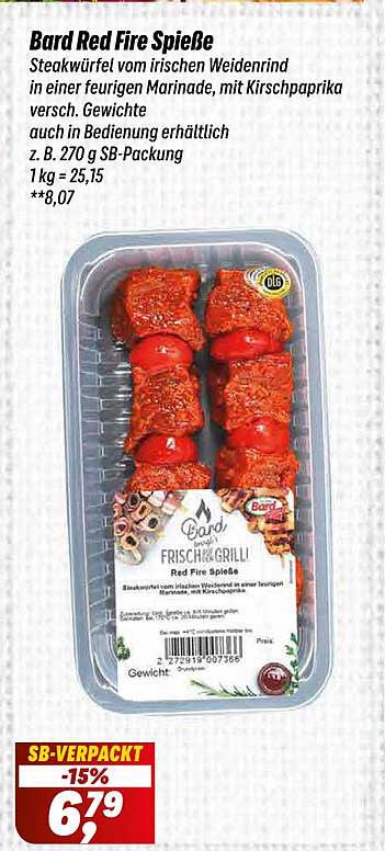 Bard Red Fire Spieße