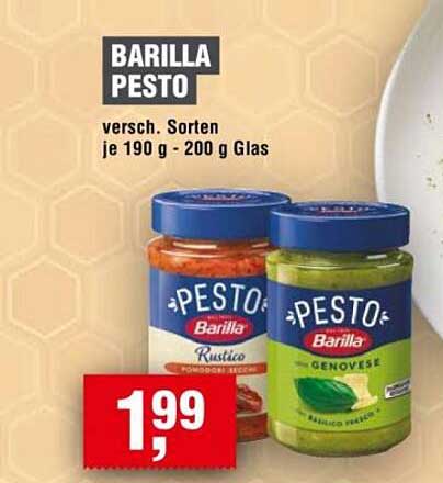 BARILLA PESTO versch. Sorten je 190 g - 200 g Glas