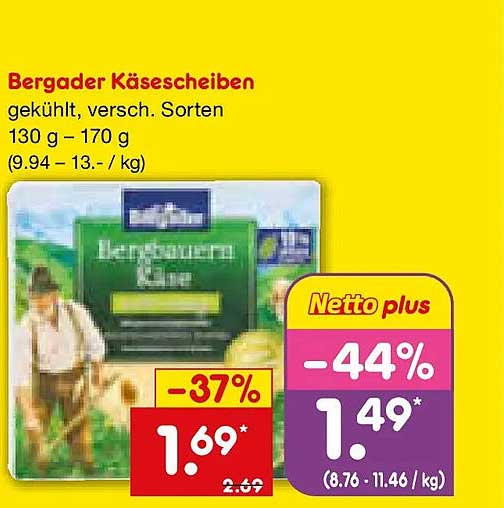 Bergader Käsescheiben