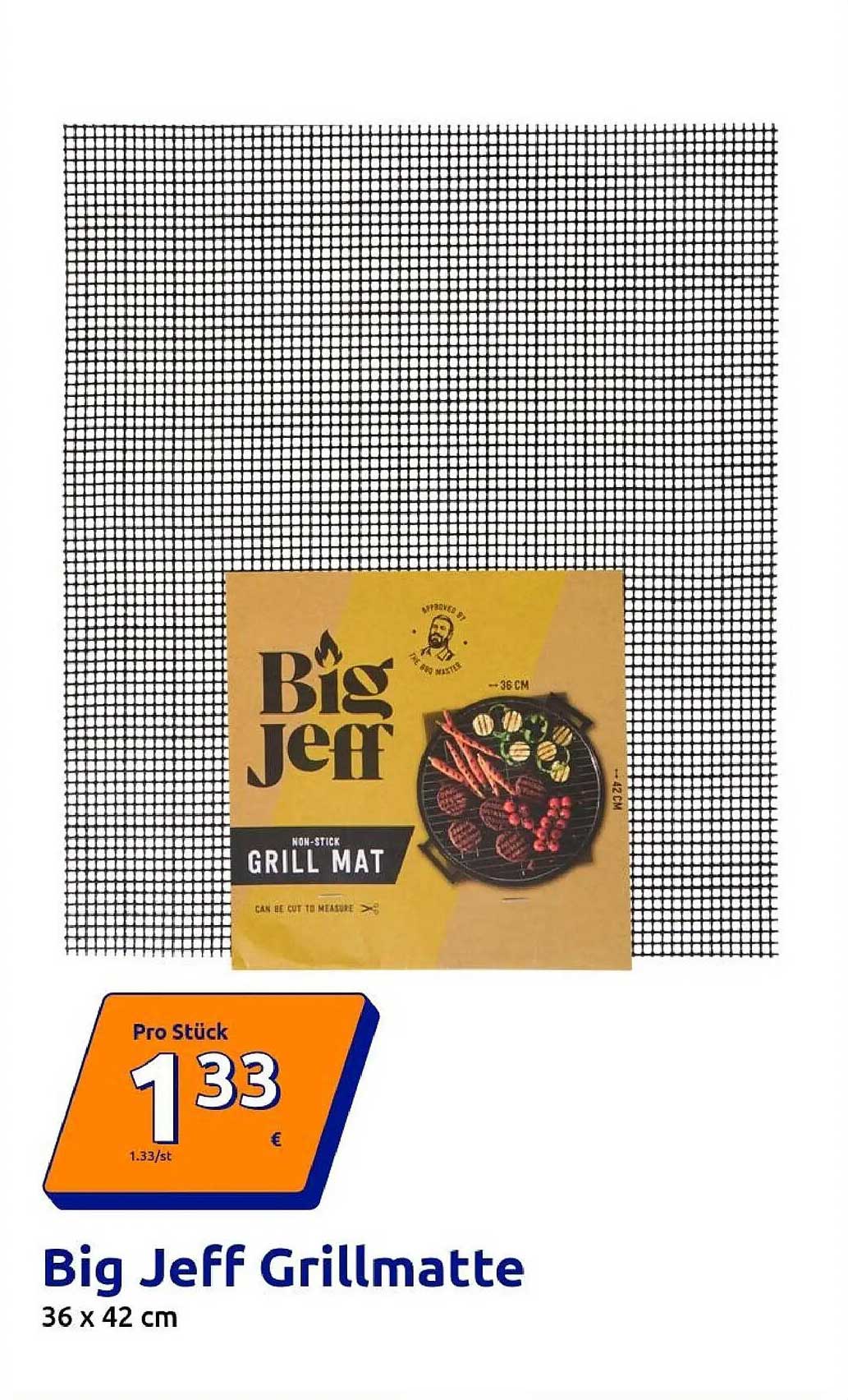 Big Jeff Grillmatte 36 x 42 cm