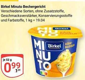 Birkel Minuto Bechergericht