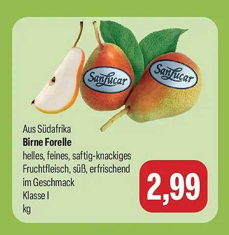 Birne Forelle