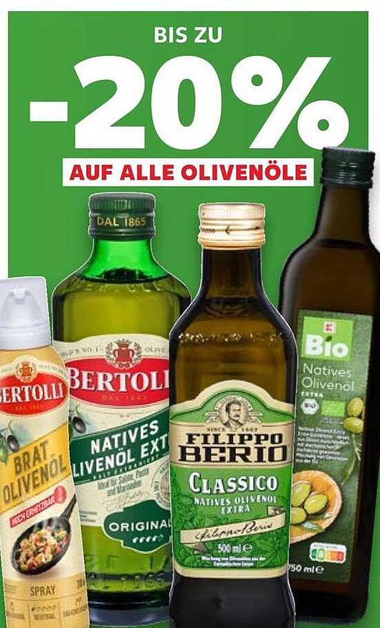 BIS ZU -20% AUF ALLE OLIVENÖLE