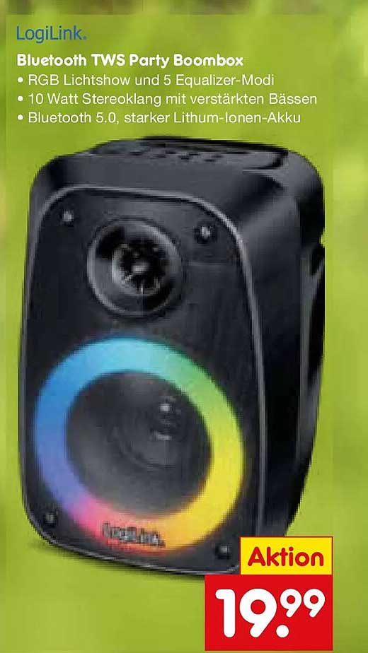 Bluetooth TWS Party Boombox