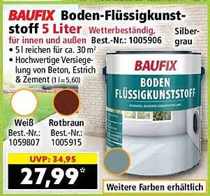 Boden-Flüssigkunststoff 5 Liter