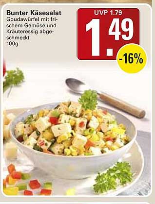 Bunter Käsesalat