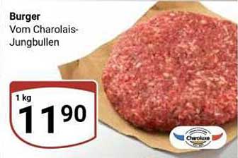 Burger Vom Charolais-Jungbullen