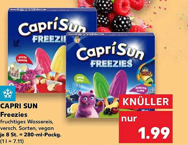 CAPRI SUN Freezies