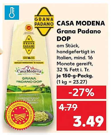 CASA MODENA Grana Padano DOP