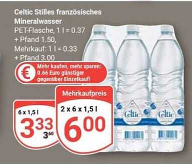 Celtic Stilles französisches Mineralwasser