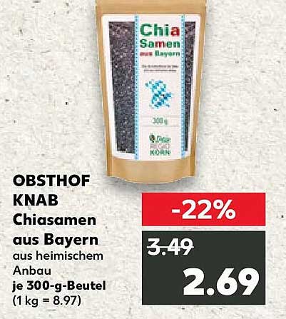 Chiasamen aus Bayern