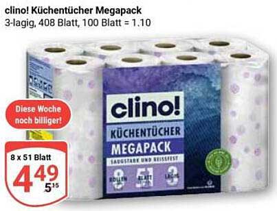 clino! Küchentücher Megapack