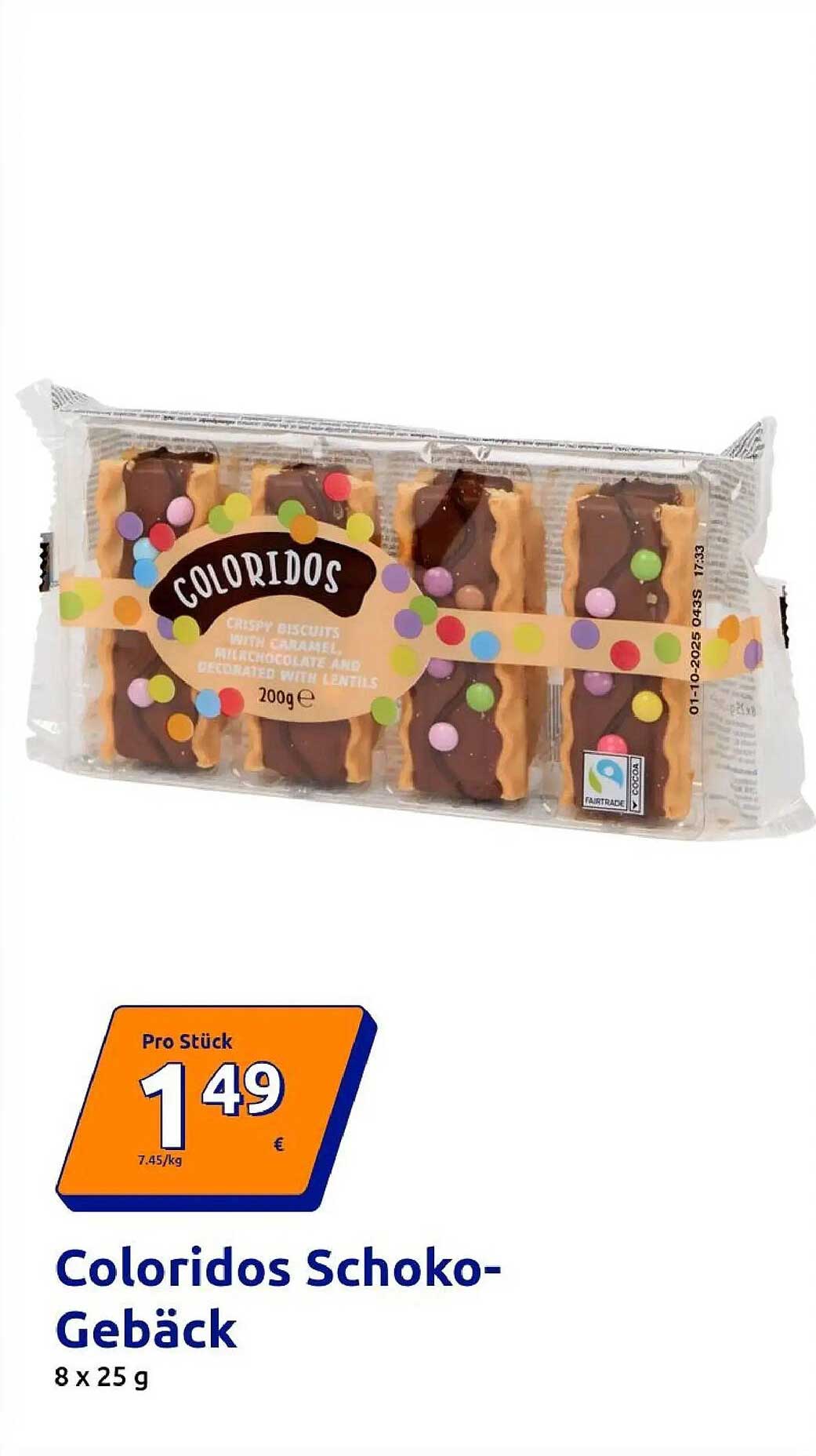 Coloridos Schoko-Gebäck