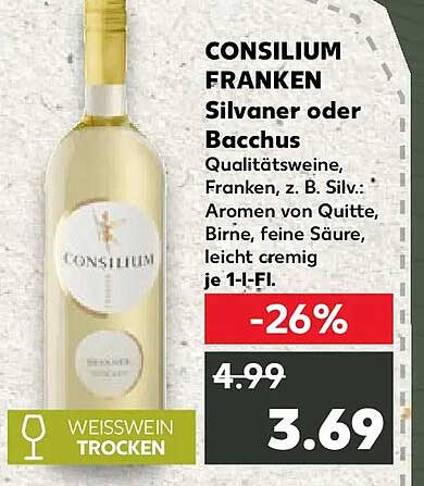 CONCILIUM FRANKEN Silvaner oder Bacchus