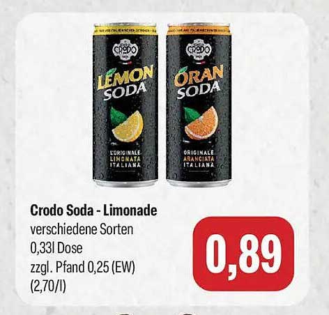 Crodo Soda - Limonade