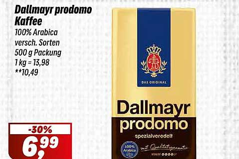 Dallmayr prodomo Kaffee
