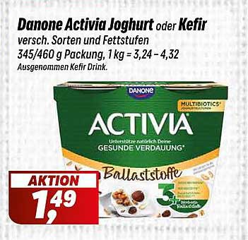 Danone Activia Joghurt oder Kefir