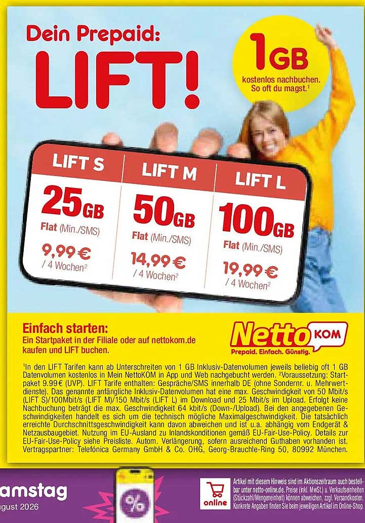 Dein Prepaid: LIFT!