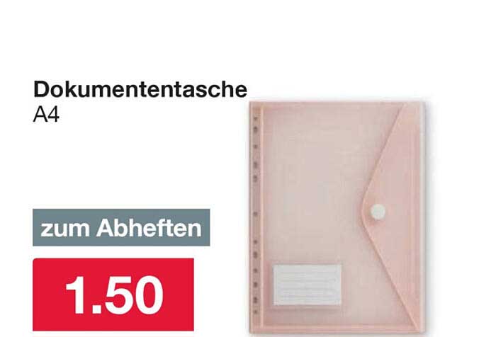 Dokumententasche A4 zum Abheften
