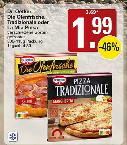 Dr. Oetker Die Ofenfrische, Tradizionale oder La Mia Pinsa