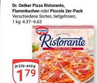Dr. Oetker Pizza Ristorante, Flammkuchen oder Piccola 2er-Pack