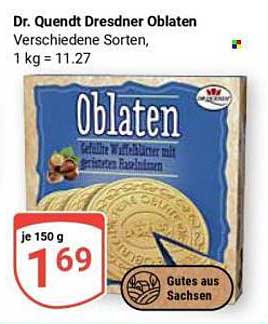 Dr. Quendt Dresdner Oblaten