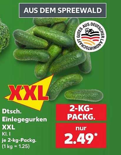 Dtsch. Einlegegurken XXL