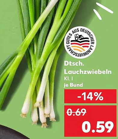 Dtsch. Lauchzwiebeln Kl. I je Bund