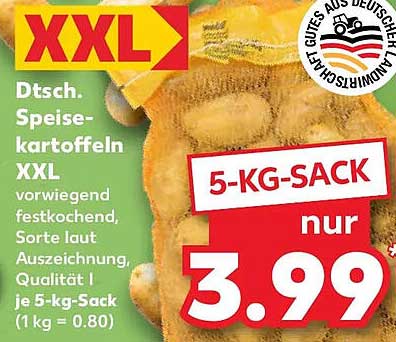 Dtsch. Speisekartoffeln XXL